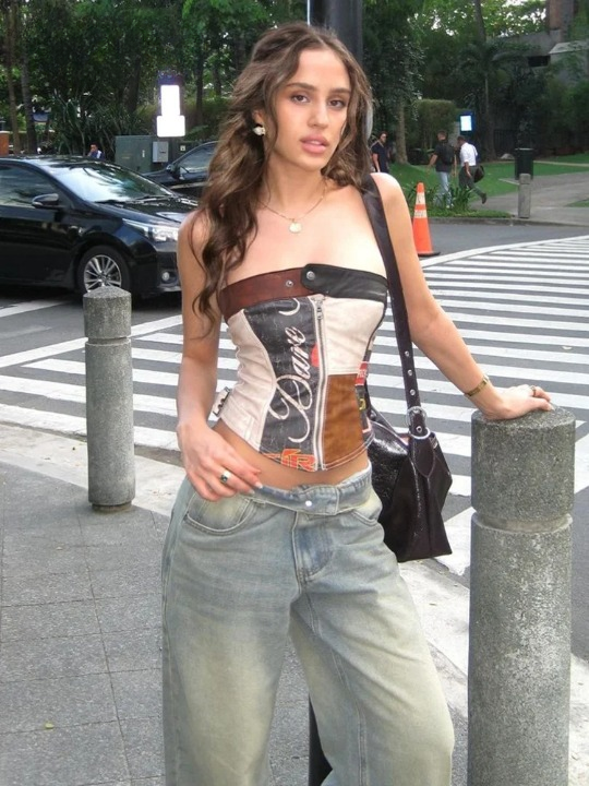 Fiora Patchwork Tube Top