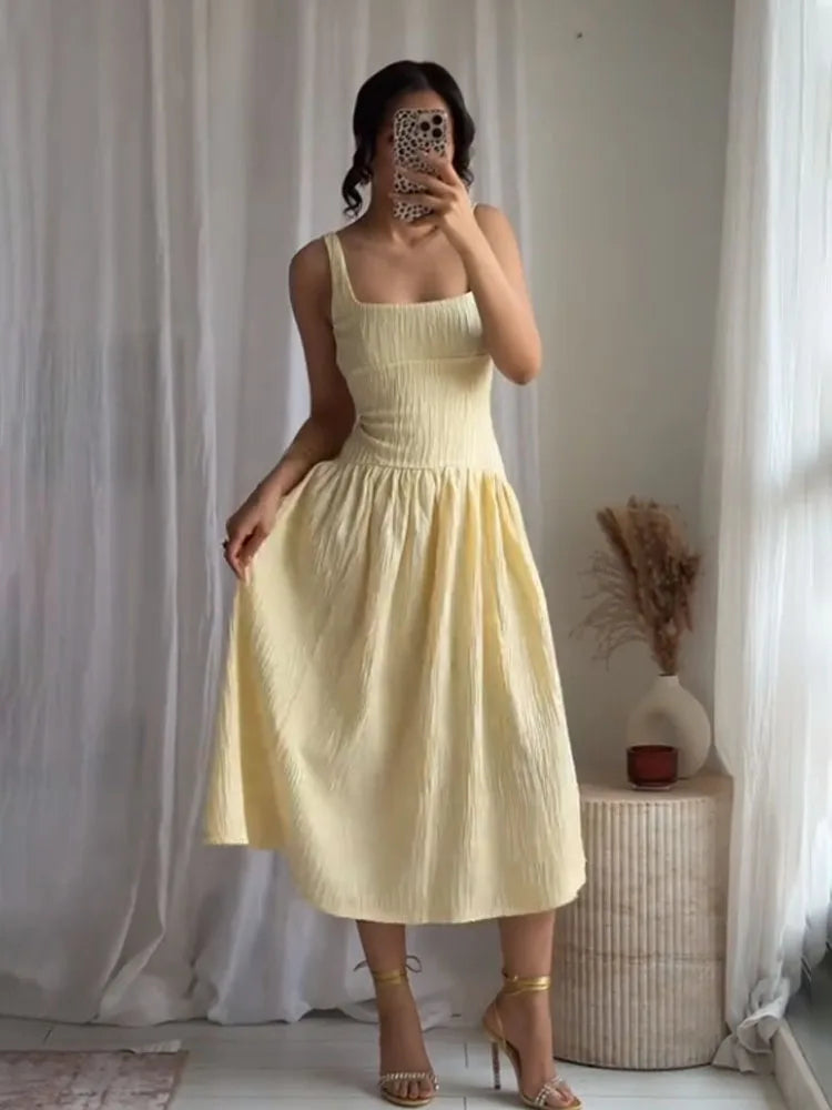 country midi dress Country Belle Pleated Midi Dress – Bella Chix Co