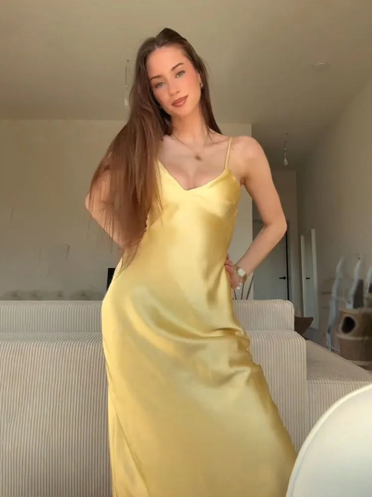 Brianna Backless Sling Dress