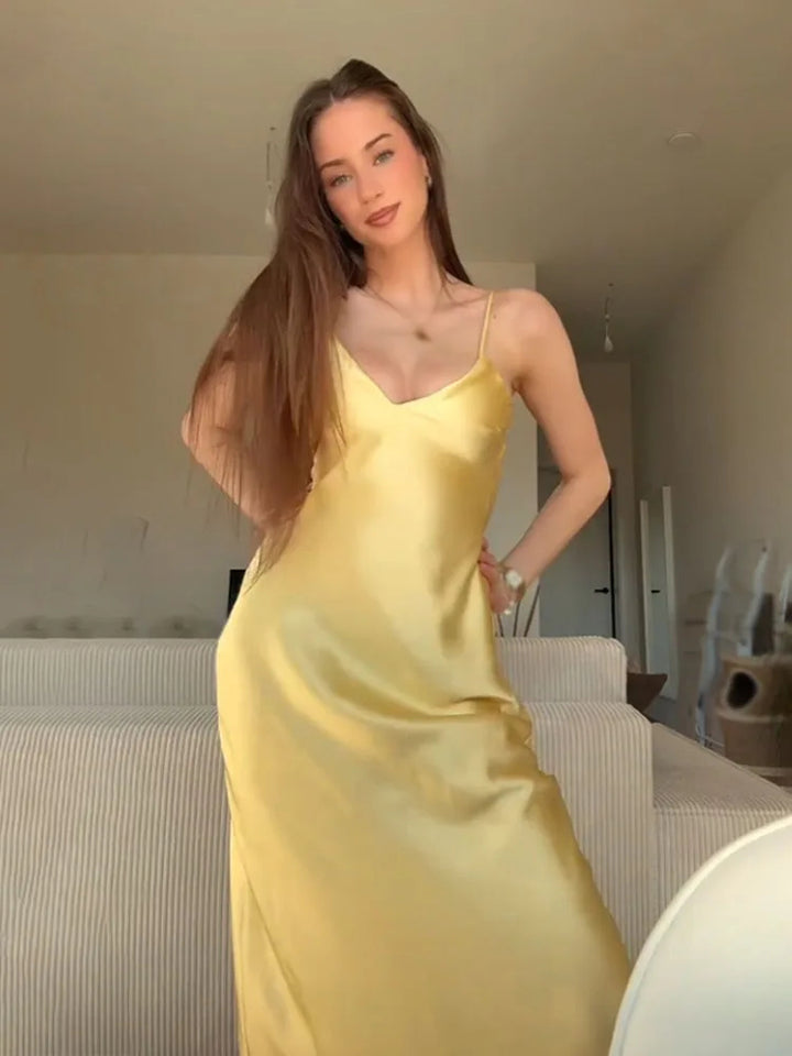 Brianna Backless Sling Dress