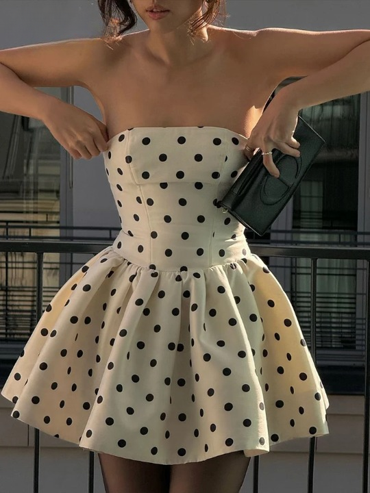 Paxton Polka Dot Bow Dress