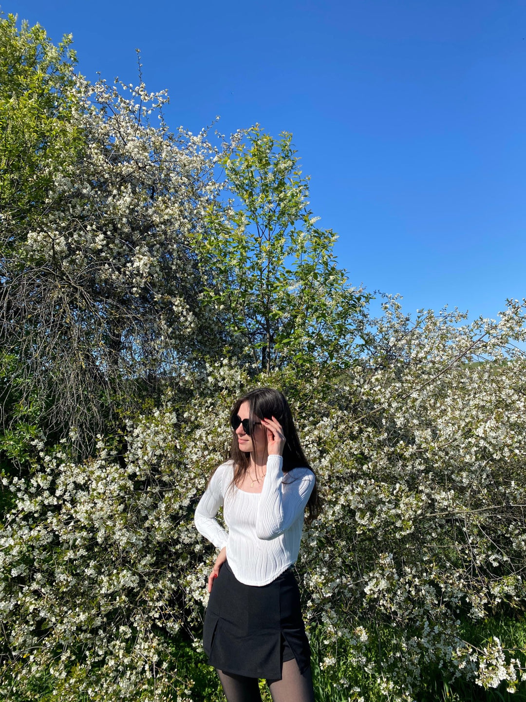 Eden Ruched Skinny Top