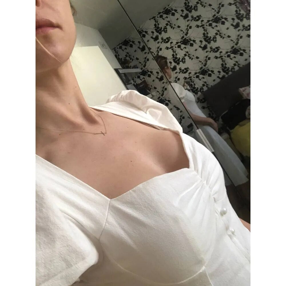 Bells Button Down Split Dress