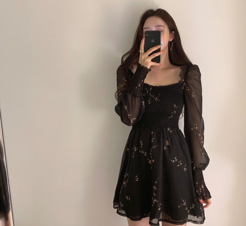 Feronia Vintage Chiffon Dress