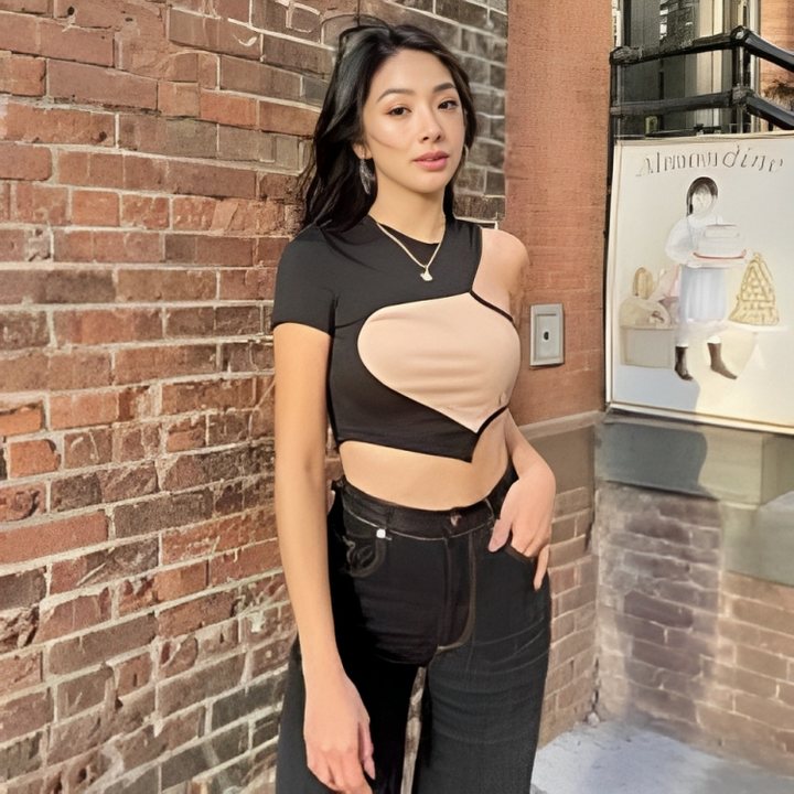 She's Cutting Edge Crop Top