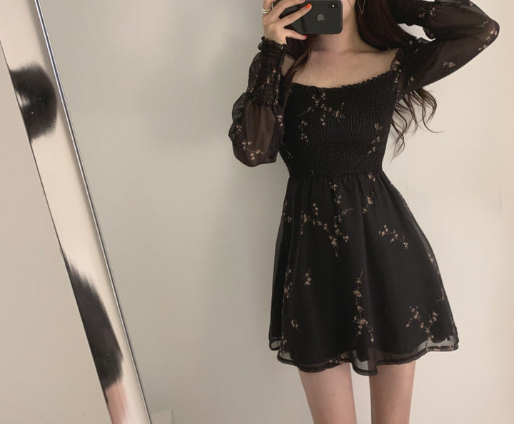 Feronia Vintage Chiffon Dress