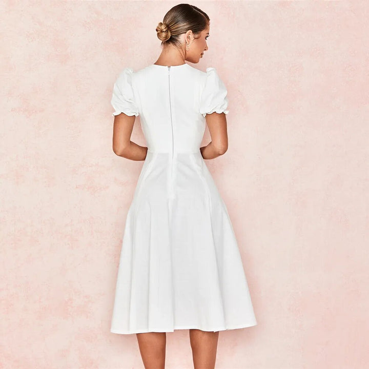 Bells Button Down Split Dress