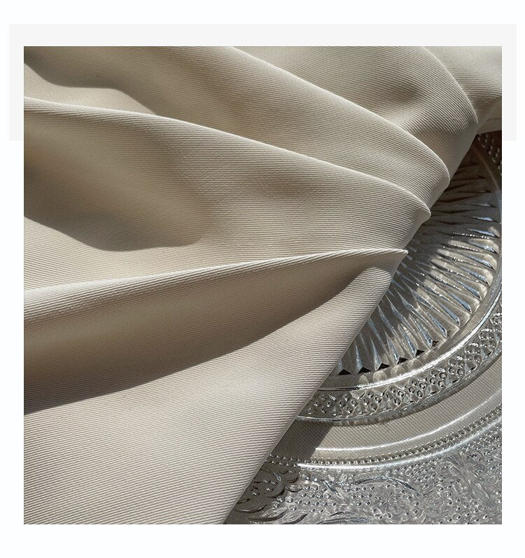 Pearl Elegance Puff Sleeves Midi Dress