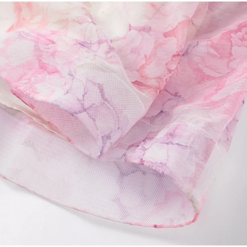 Blossom Floral V Neck Mini Dress