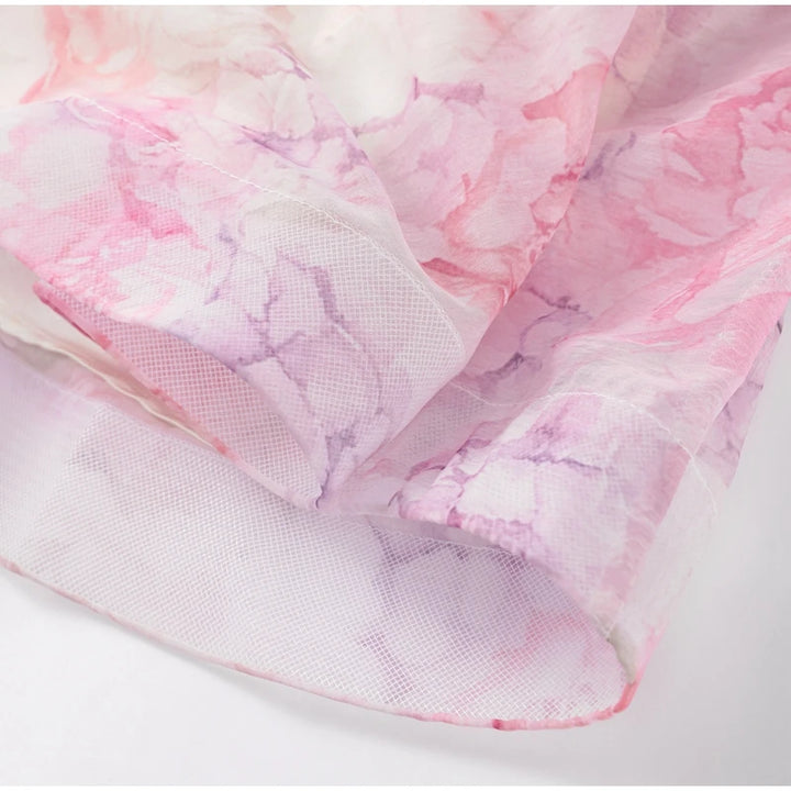 Blossom Floral V Neck Mini Dress