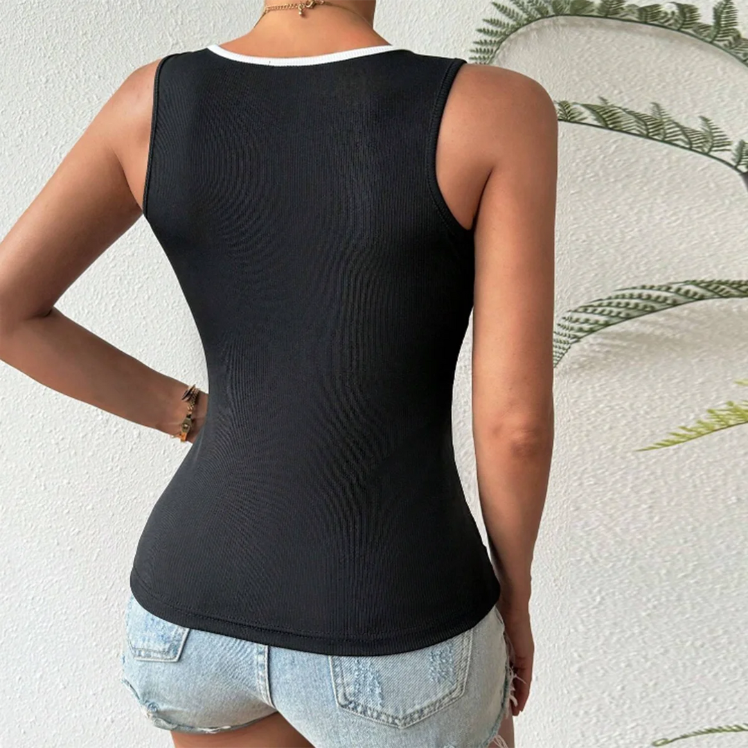 Ellani Ribbed Tank Top