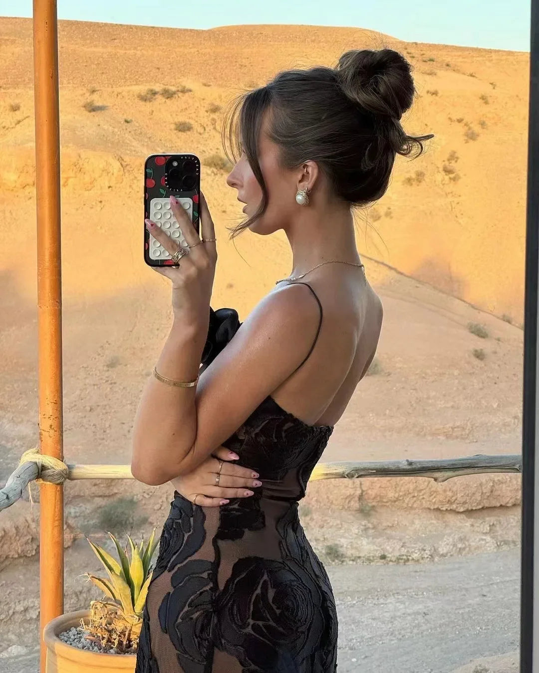 Shantel Mesh Bodycon Dress