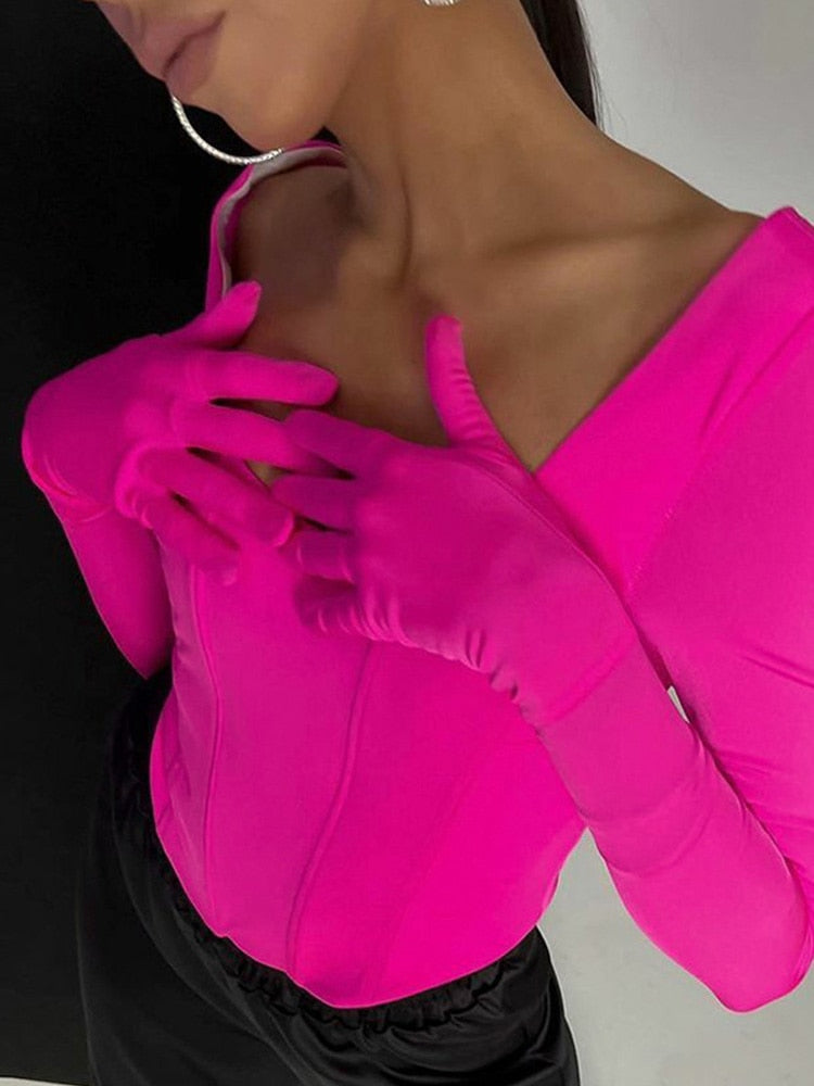 Vera Long Sleeve Gloves Top