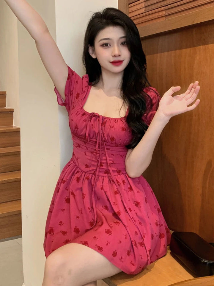 Rosy Raspberry Mini Dress