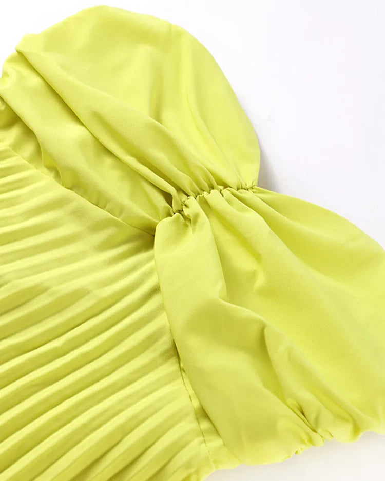 Starting Fresh Strapless Ribbon Maxi Dress