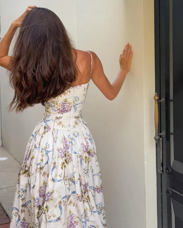 Waverly Floral Spaghetti Strap Maxi Dress