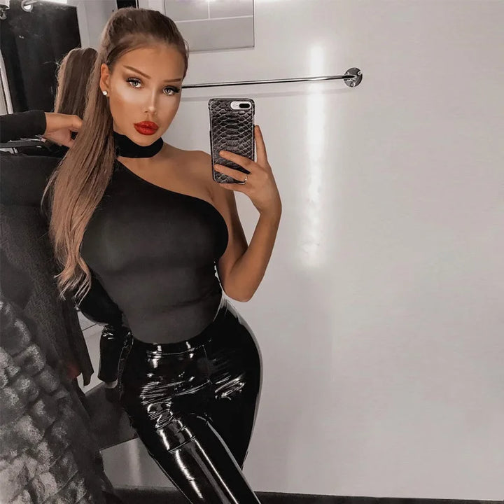 Keilani One Shoulder Bodysuit