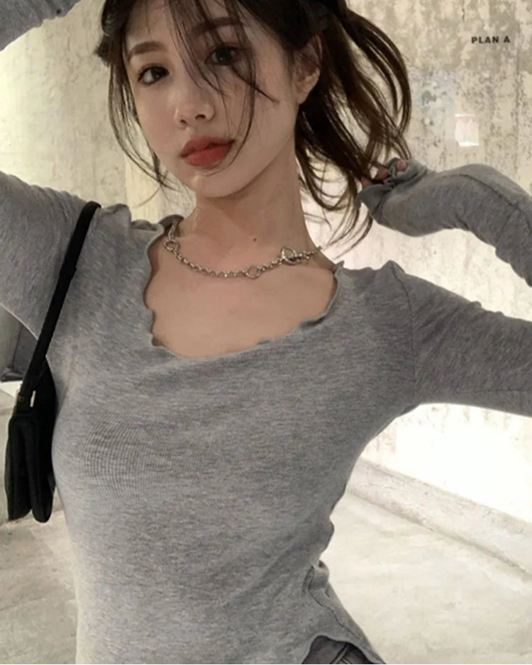 Lorette Irregular Hem Top