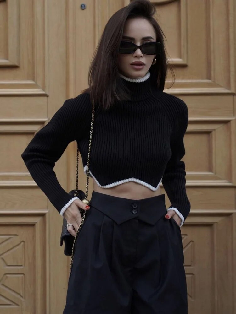 Knit Comfort Turtleneck Sweater
