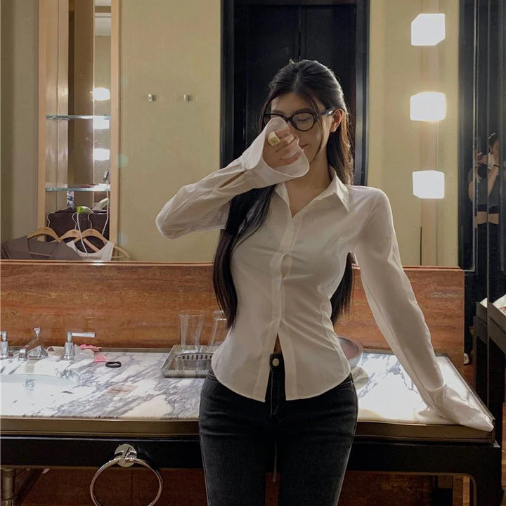 Brooke Bell Sleeves Bandage Shirt