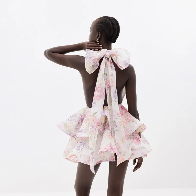 Colette Halter Neck Floral Dress