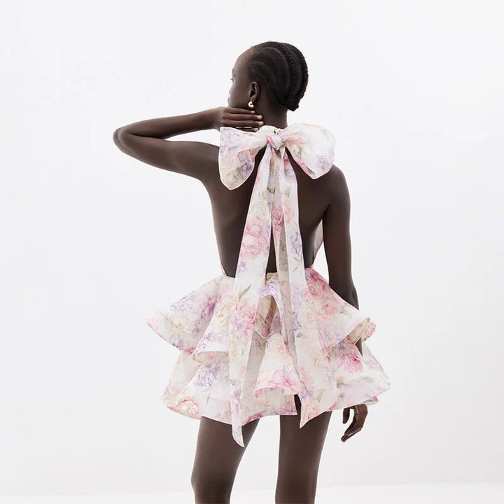 Colette Halter Neck Floral Dress