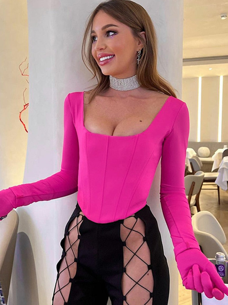 Vera Long Sleeve Gloves Top