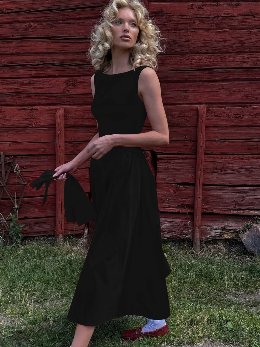 Ansley A Line Midi Dress