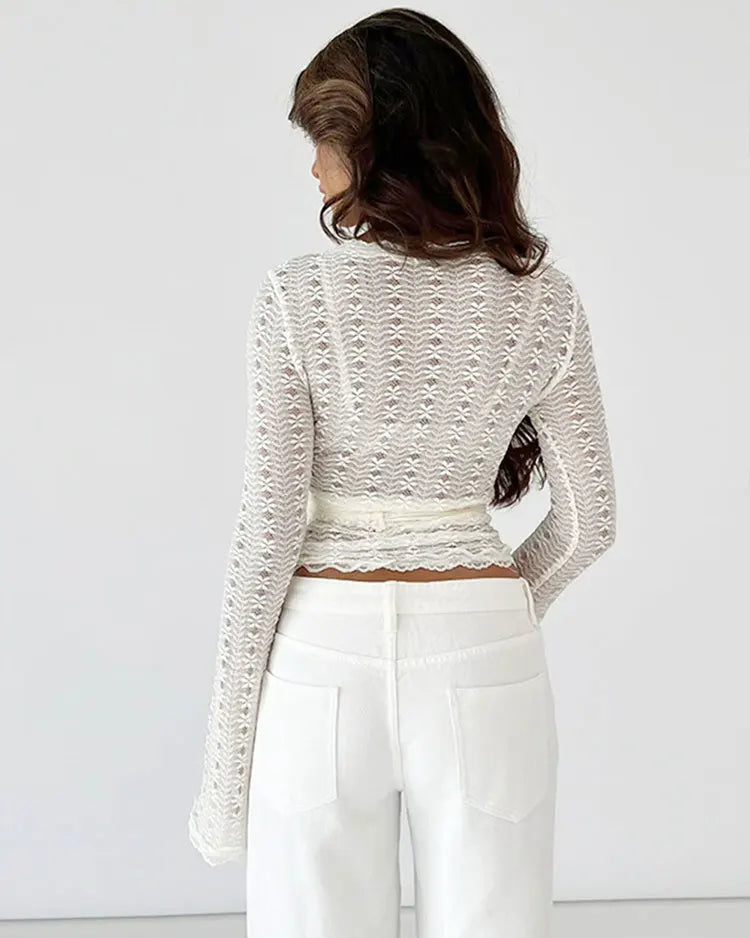 Carina Lace See Through Top