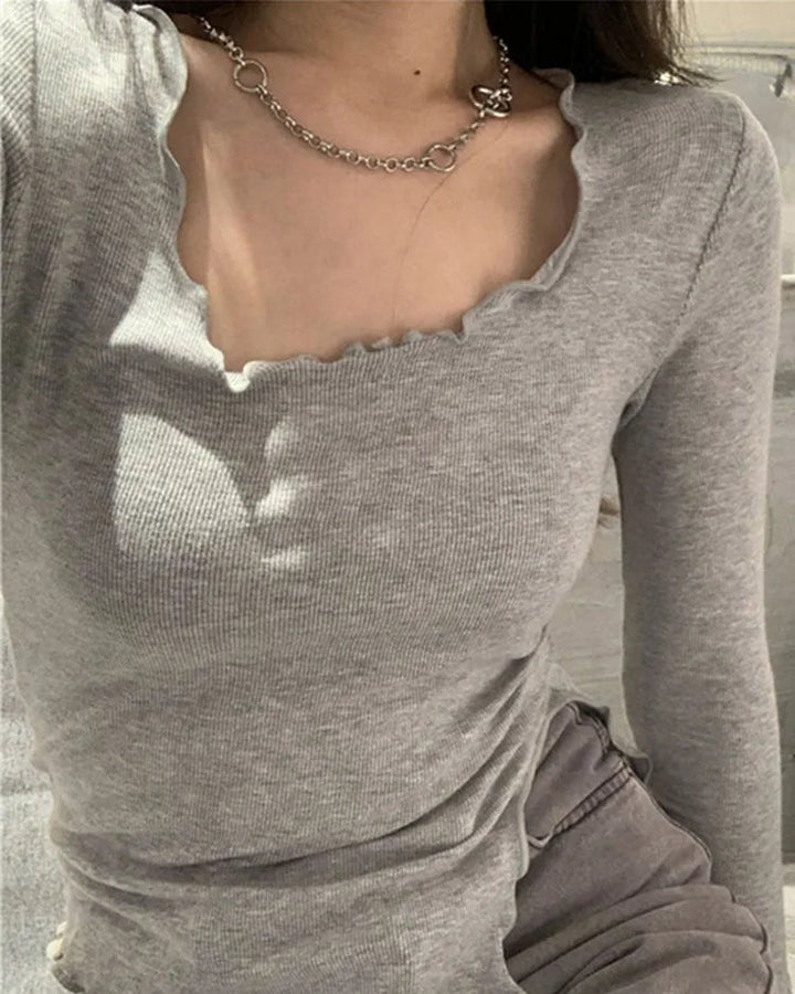 Lorette Irregular Hem Top