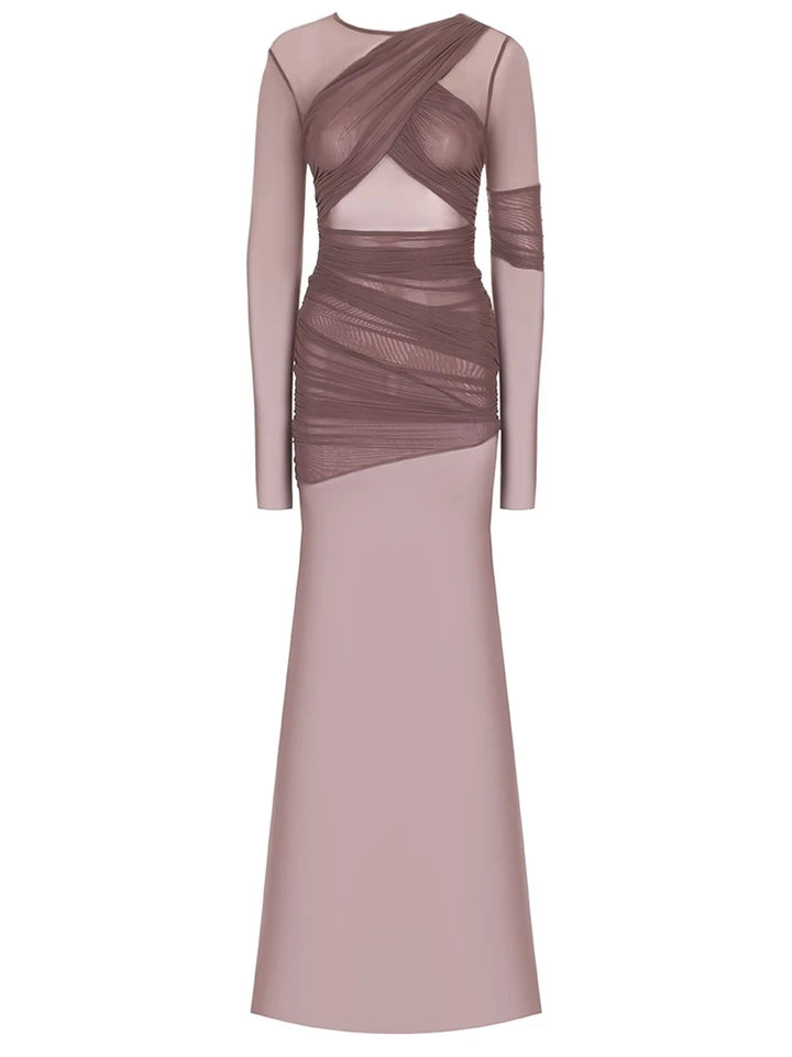 Heartbreakers Patchwork Maxi Dress