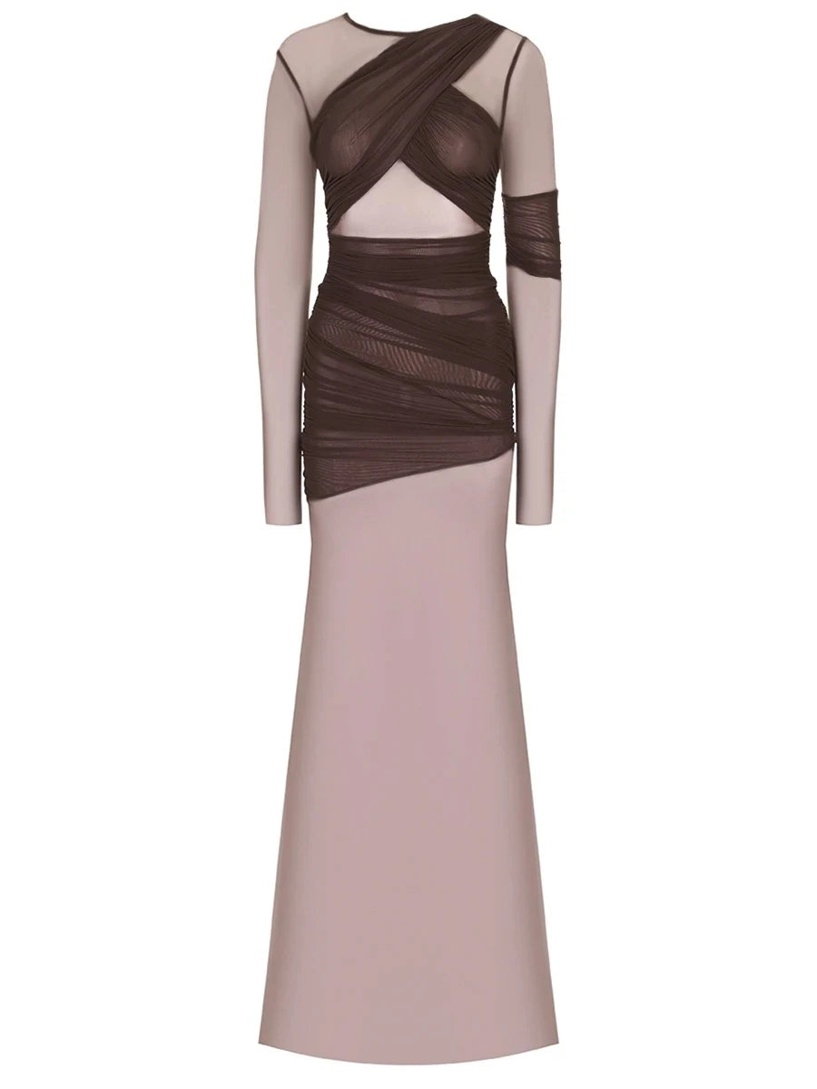 Heartbreakers Patchwork Maxi Dress
