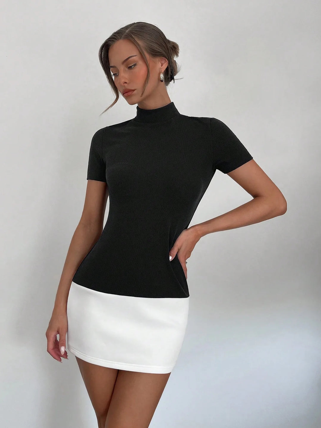 Camden Contrast Mini Dress