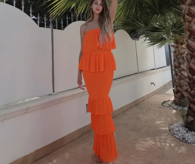 Flirtatious Ruffle Tiered Dress