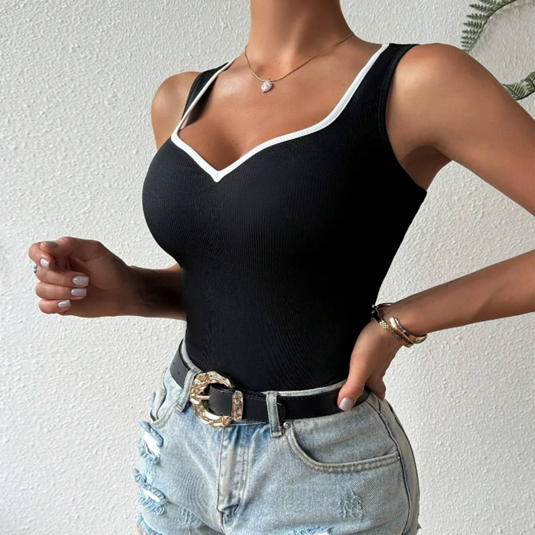 Ellani Ribbed Tank Top