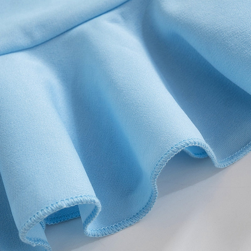 Oceanic Hues Strapless Dress