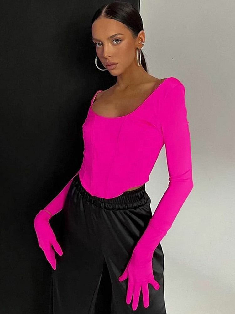 Vera Long Sleeve Gloves Top