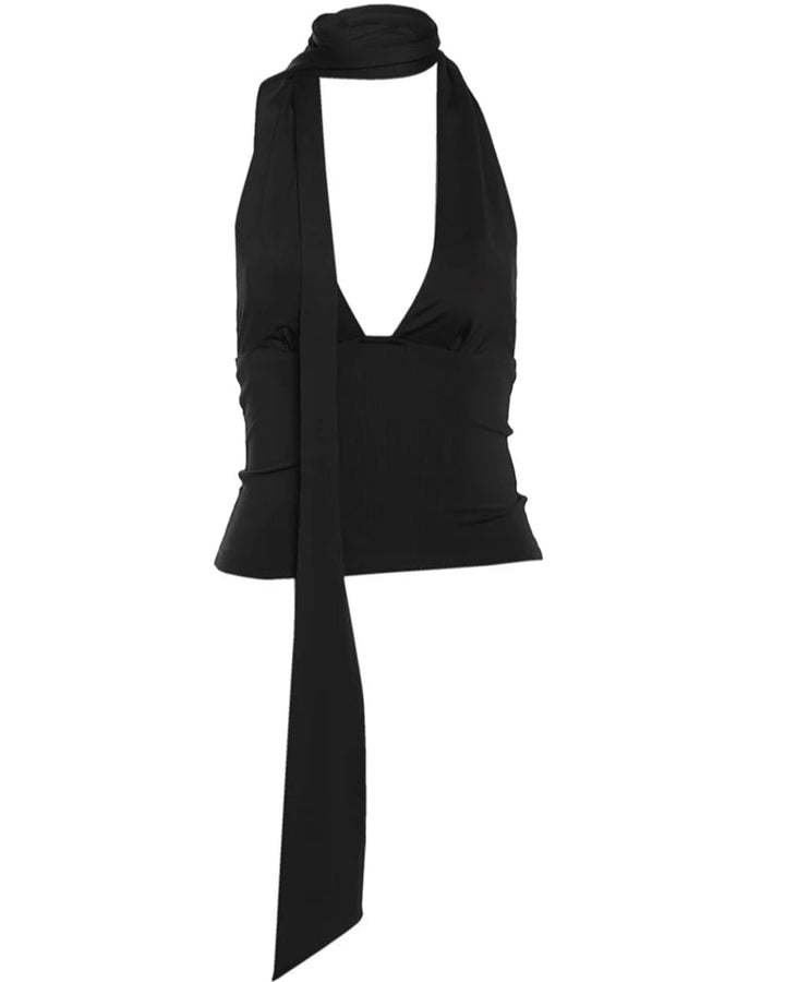 Mina Backless Scarf Tank Top