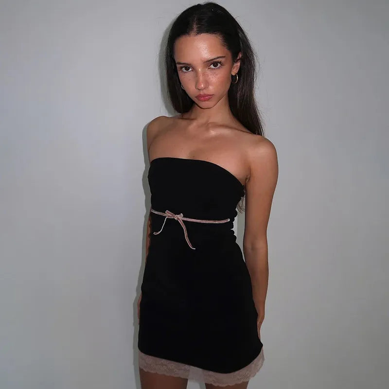 Backless Bow Bliss Mini Dress Bella Chix Co Backless Bow Bliss Mini Dress Bella Chix Co