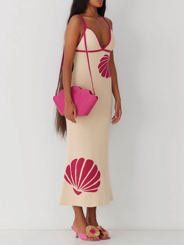Colette Knit V Neck Dress