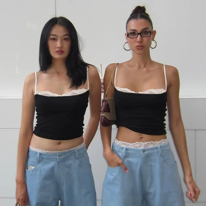 Imara Lace Trim Cami Top