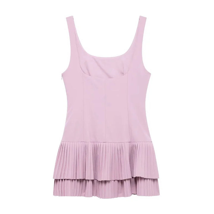 Gwen Pleated Mini Dress