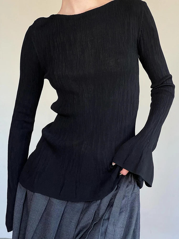 Seil Slim Pleated Top