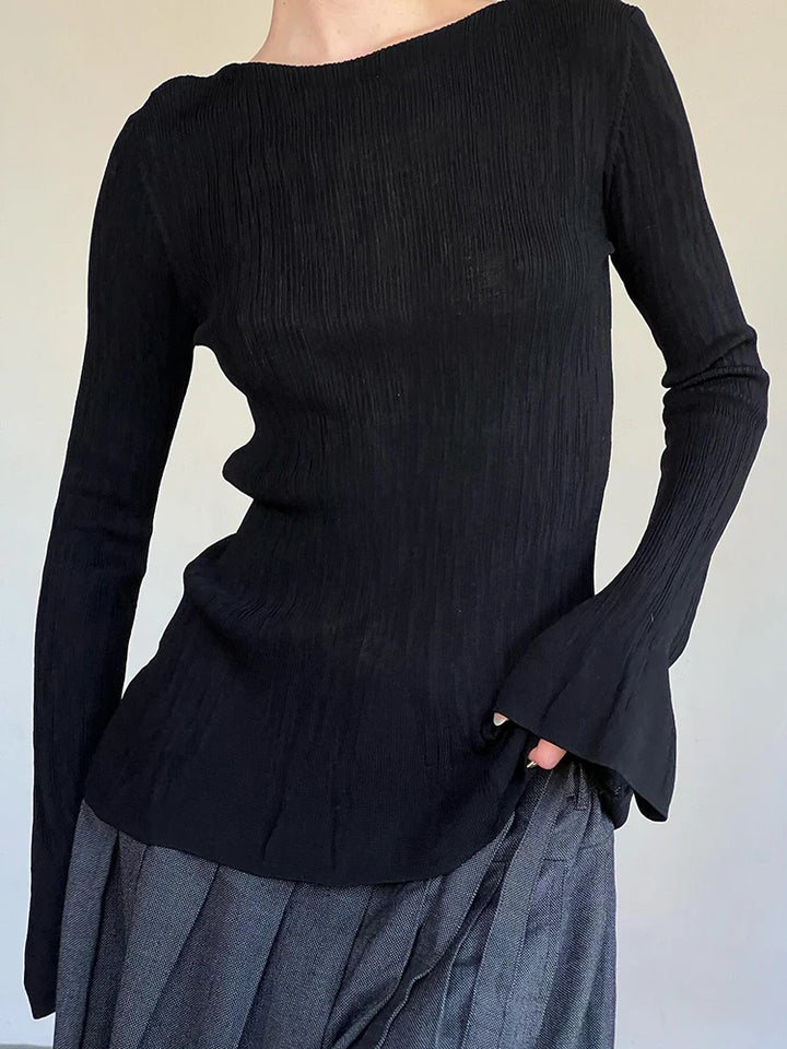 Seil Slim Pleated Top