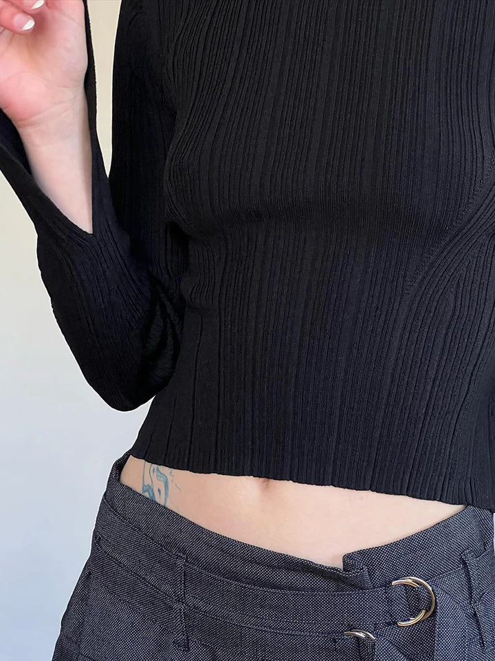 Seil Slim Pleated Top