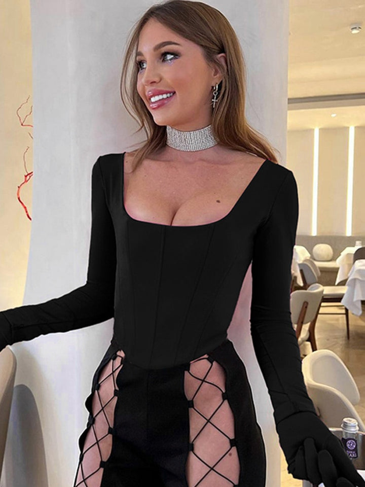 Vera Long Sleeve Gloves Top