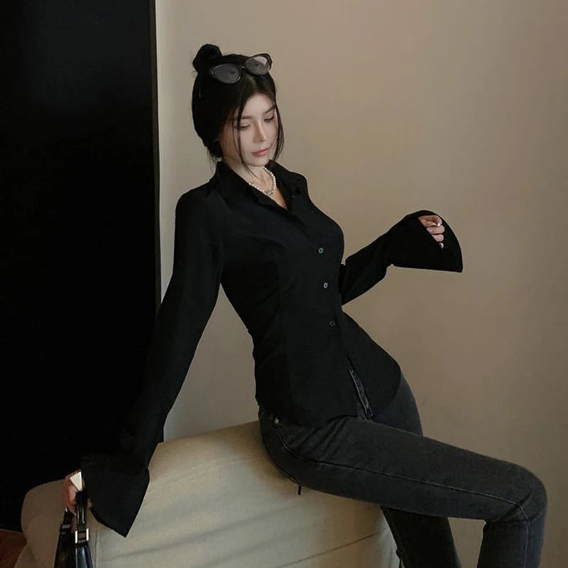 Brooke Bell Sleeves Bandage Shirt