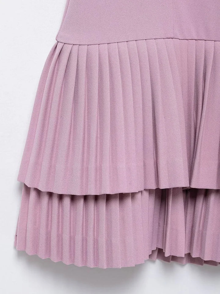 Gwen Pleated Mini Dress