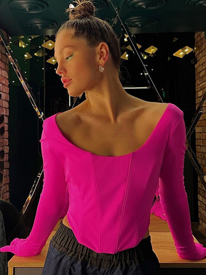 Vera Long Sleeve Gloves Top