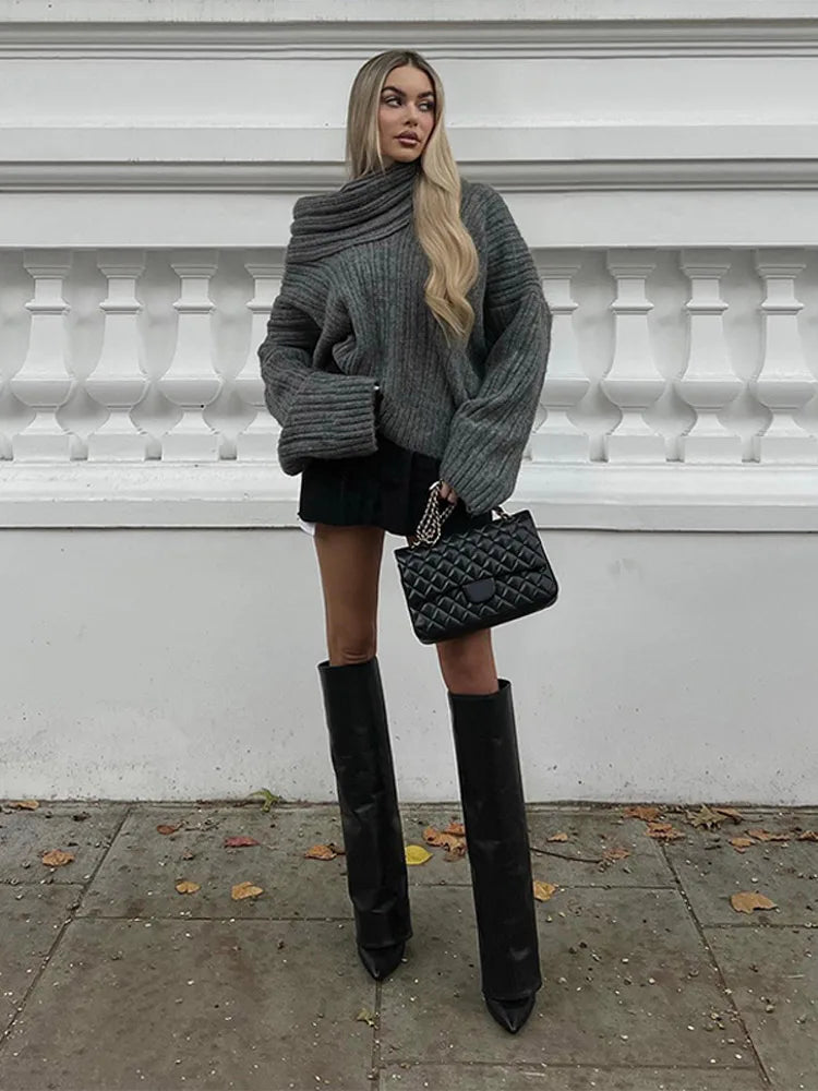 Comfy Cute Winter Outfits With Leggings 18 Stylish Sweater Dress Outfit Formulas You'll Want To